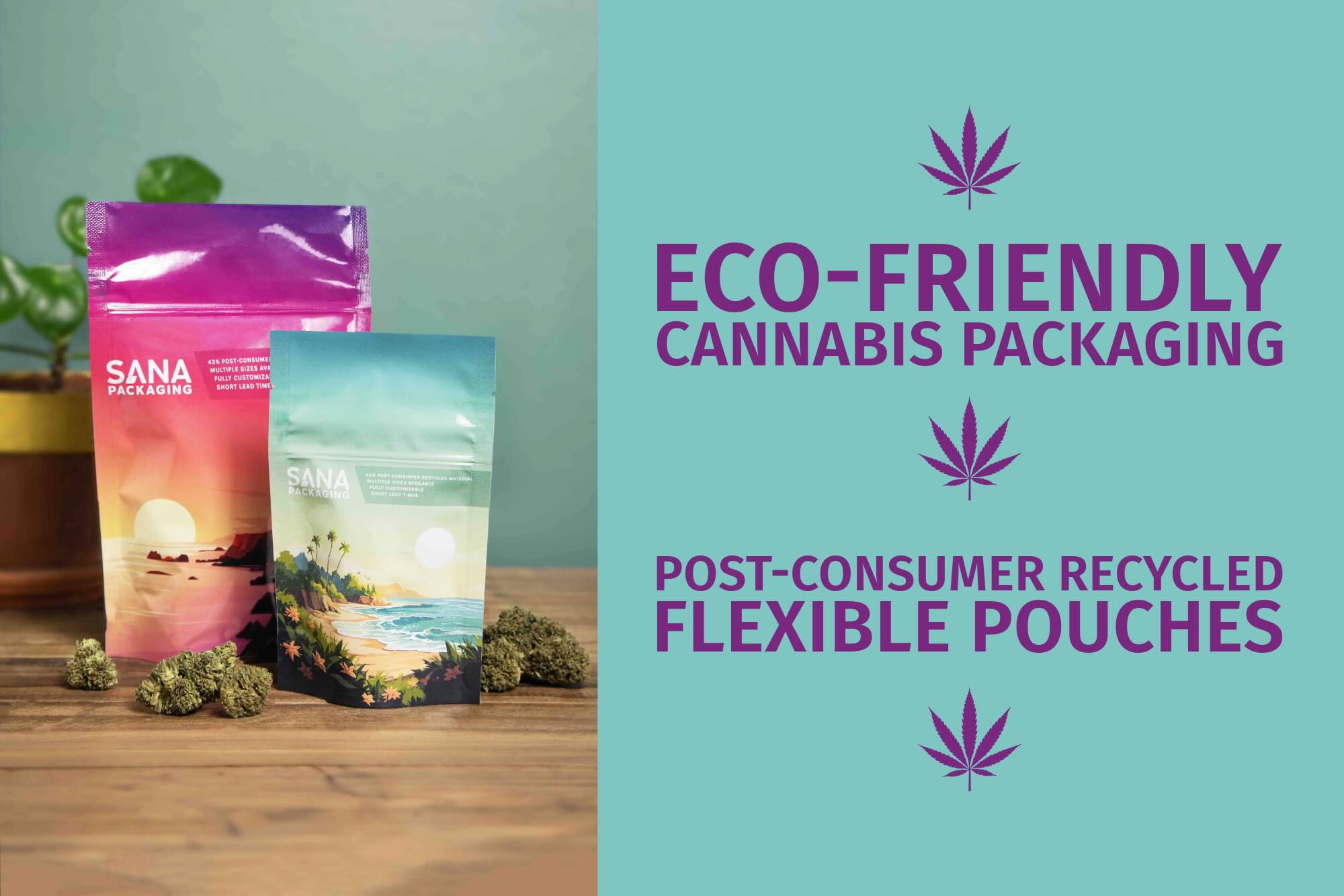 Eco-Friendly Cannabis Packaging: Post-Consumer Recycled Flexible Pouches