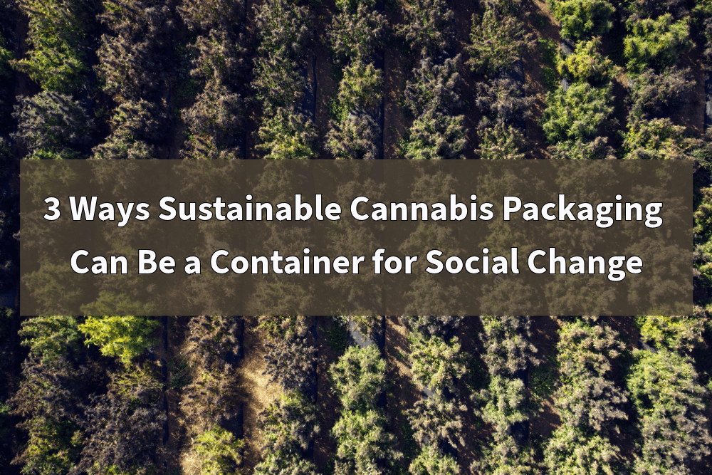 3 Ways Sustainable Cannabis Packaging Can Be a Container for Social Change