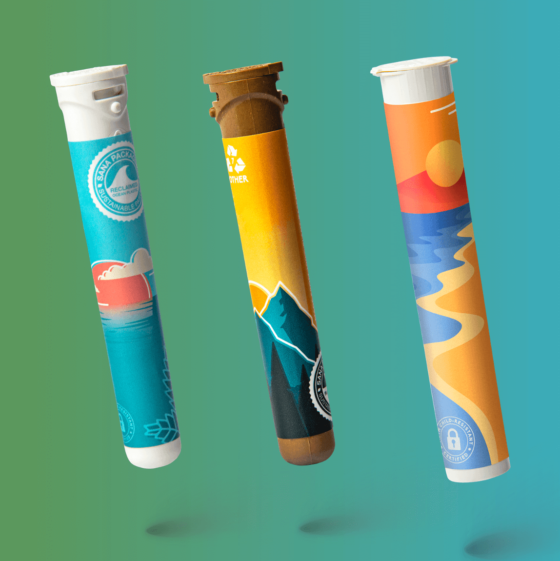 custom pre roll tubes | sustainable cannabis packaging