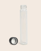 115mm Glass Pre-Roll Tube & 22mm Screw-Top Lid – lid off