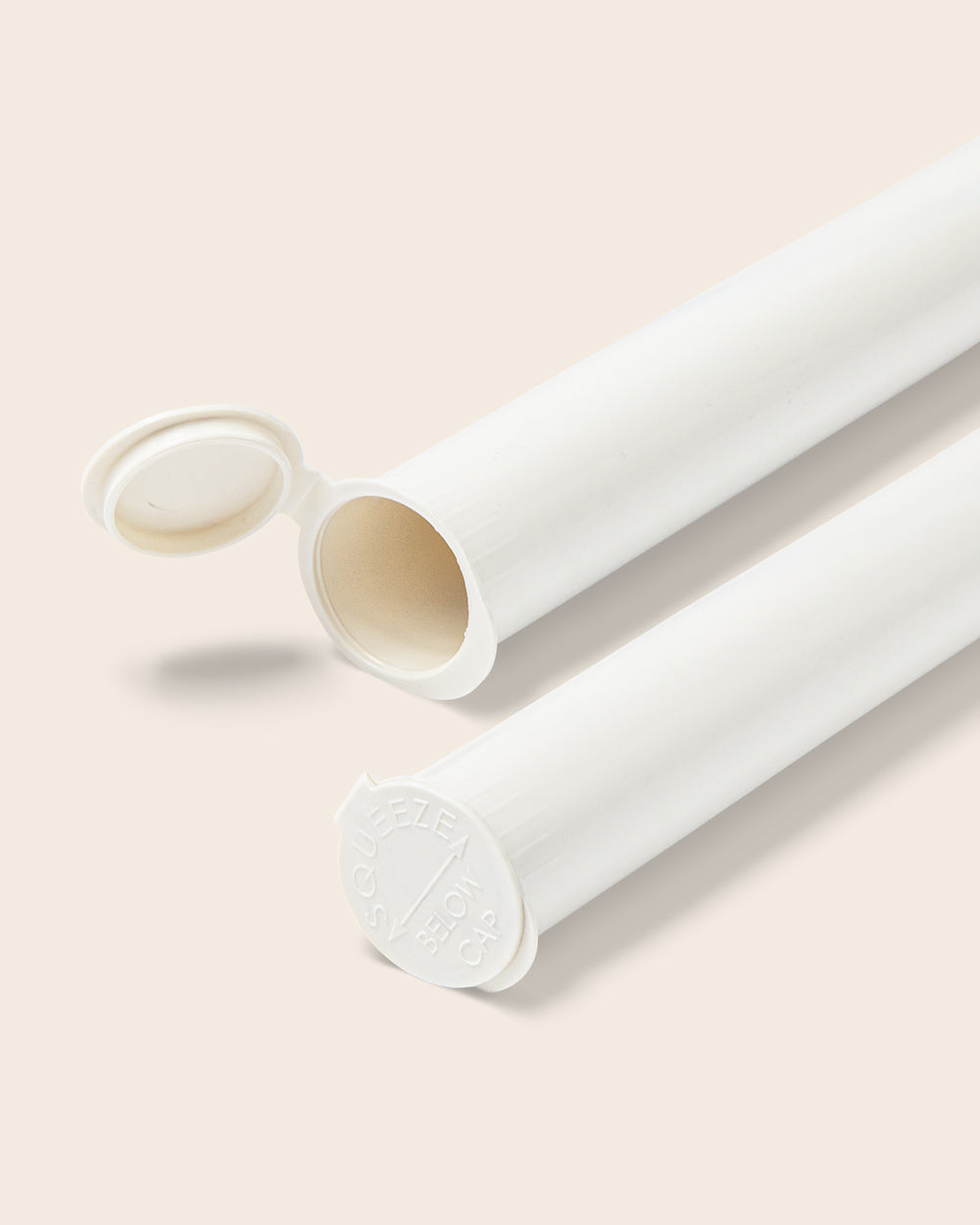 116mm Pop-Top Ocean Tube – lid detail, white