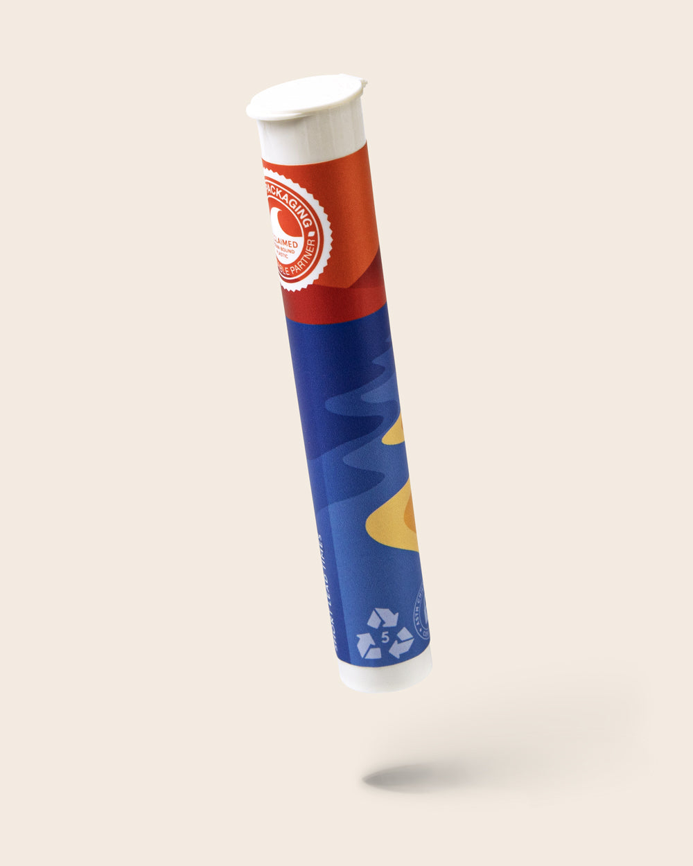 116mm Pop-Top Ocean Tube – floating, white
