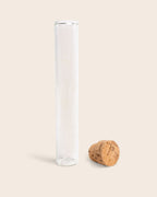 120mm Glass Pre-Roll Tube & 20mm T-Cork Cap – 20mm cork cap, cap off