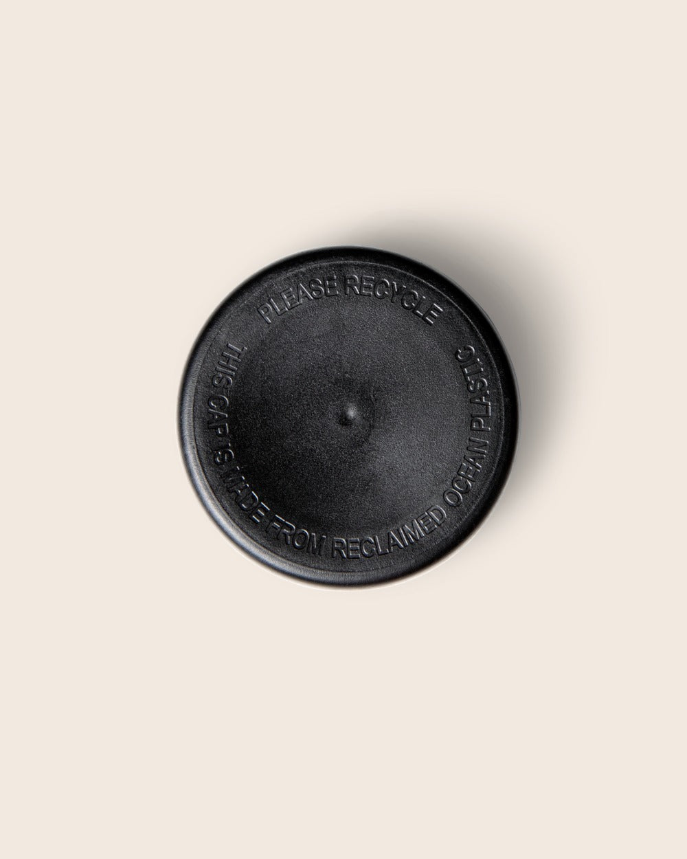 38-400 Ocean Screw-Top Lid, black, top view
